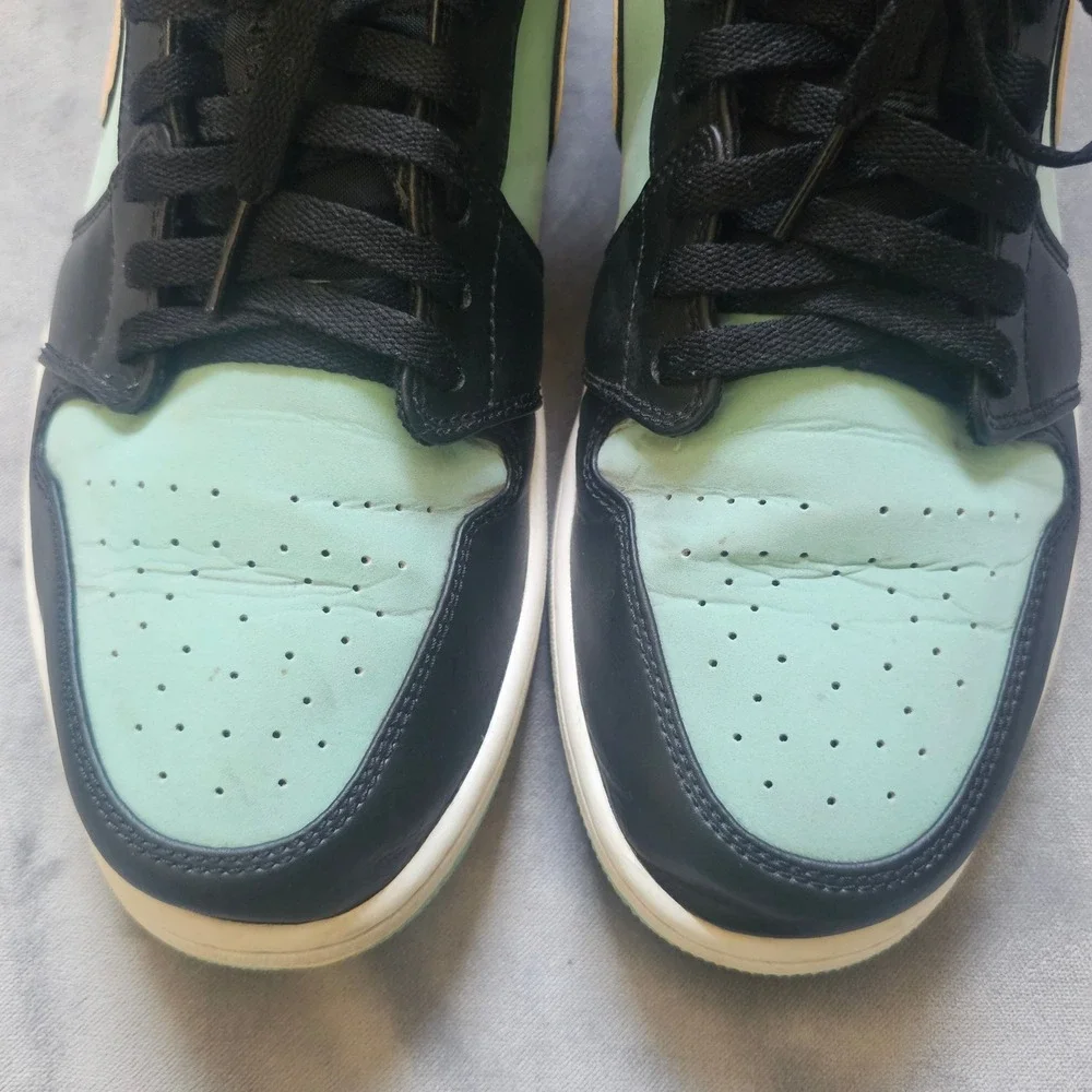 Air Jordan 1 Low SE Tropical‎ Twist Mens 13 Black Turquoise - Picture 4 of 10